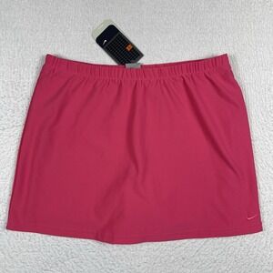 Nike Skort Womens Large Pink Vintage Y2K Golfer Tennis Pickleball Activewear New